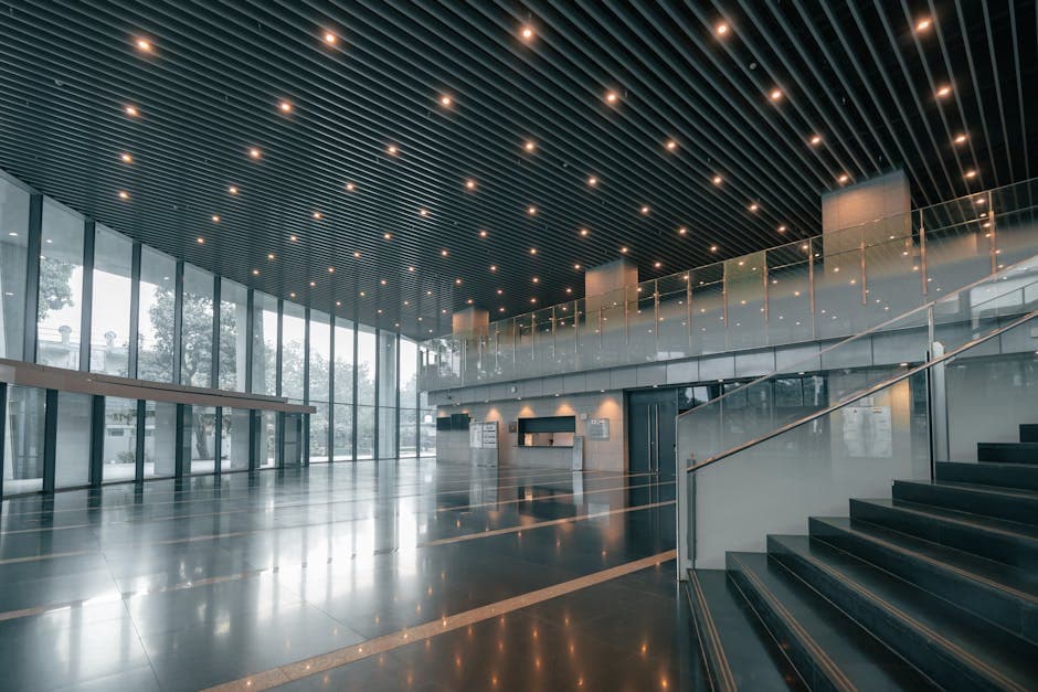 Commercial building interior